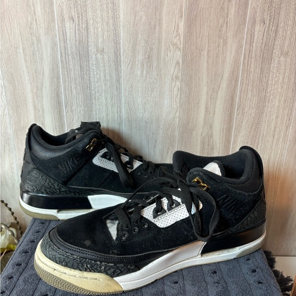 Nike Air Jordan 3 Retro Tinker Hatfield Black White Athletic Shoes Sneakers main image 11
